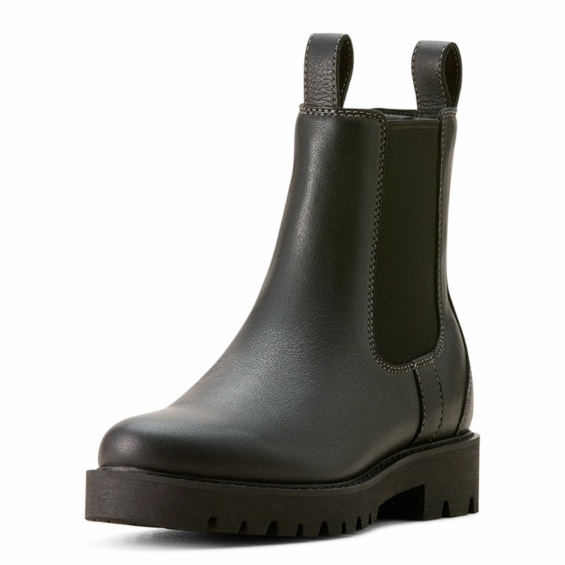 Ariat Wexford Lug Mid Waterproof Ladies Boot - Jet Black Instant Hot Deal Dont Miss Out