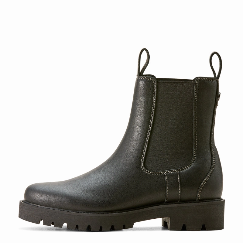Ariat Wexford Lug Mid Waterproof Ladies Boot - Jet Black Hot Deal Alert Shop Smart Deals