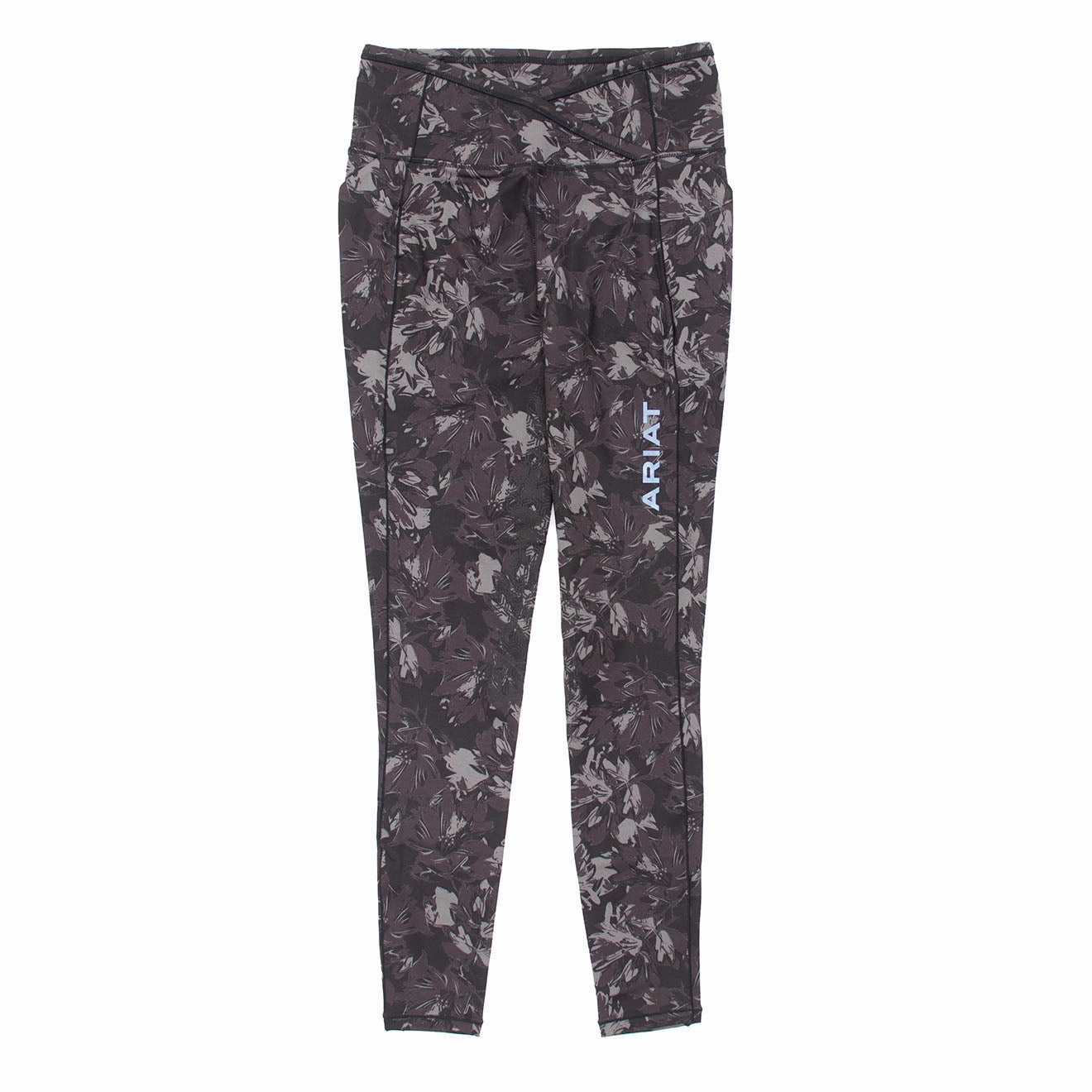 Todays Mega Savings Special Deal Frenzy Ariat Womens Eos Etch Half Grip Tight Exploded Black Floral