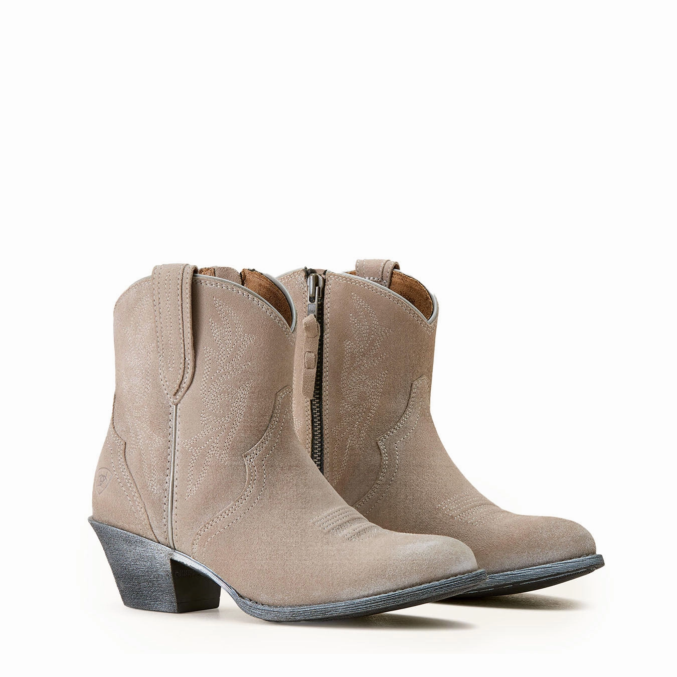 Today Only Savings Hot Pick of the Day Ariat Womens Harlan Western Boot Granite Grey Suede
