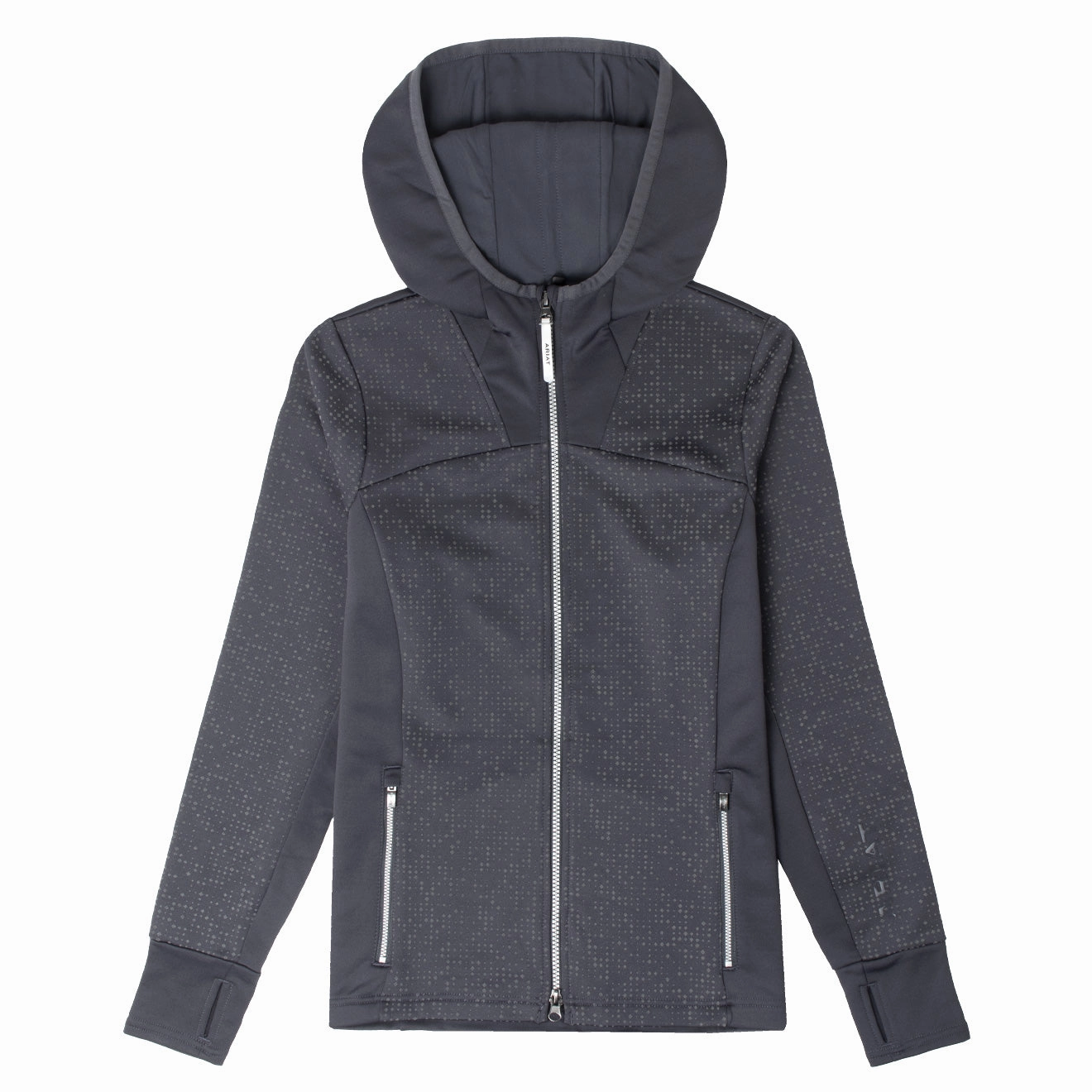 Ariat Womens Lumina Full Zip Sweatshirt Ebony Mega Discount Today Gift Ideas Galore