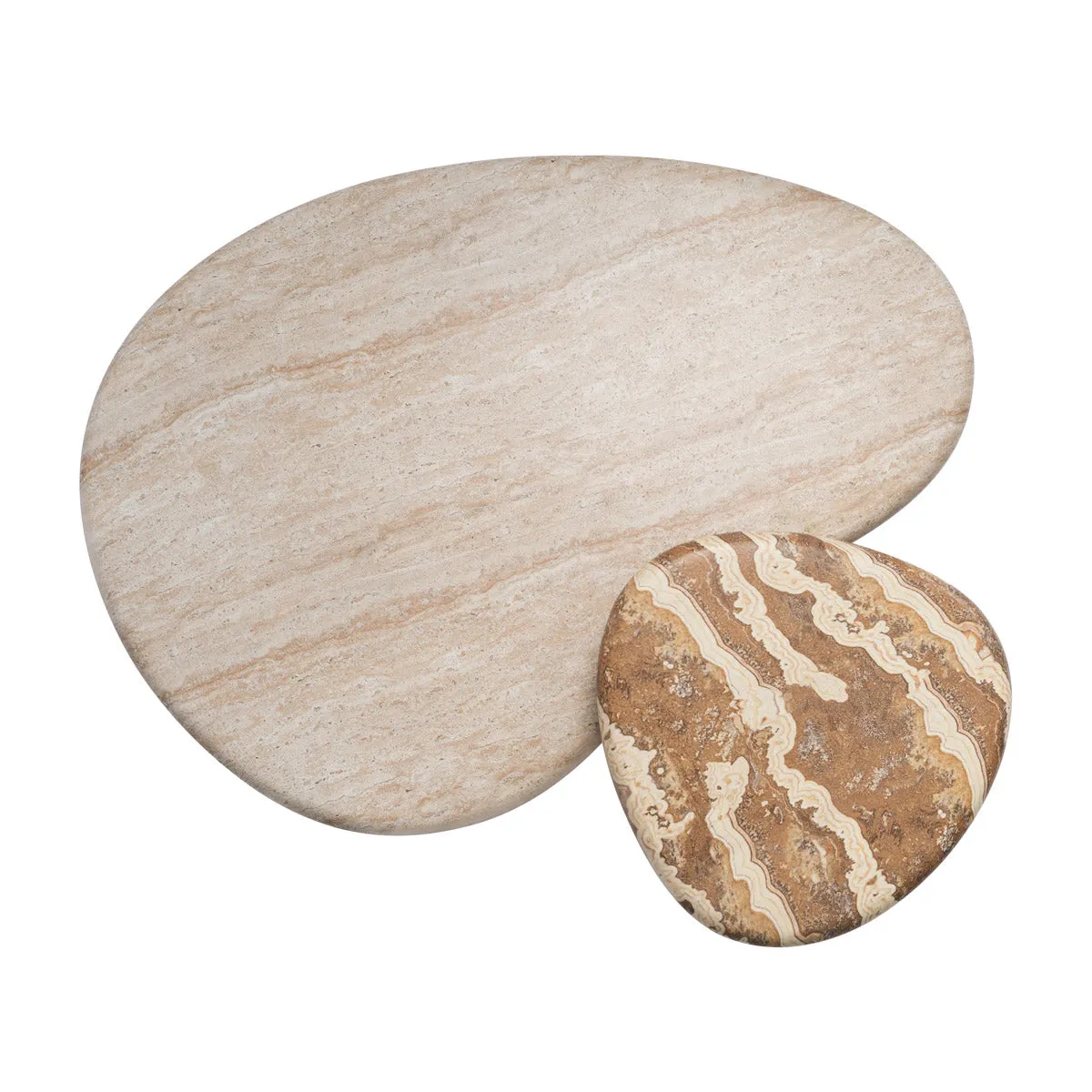 Azzurra Side Table (Tiger Onyx Finish)