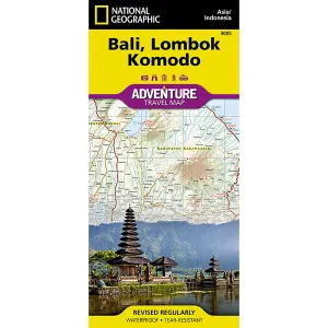 Trending Hot Picks Bali / Lombok / Komodo Map Adventure