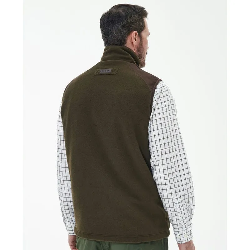 Special Savings Today Barbour Active Mens Fleece Gilet - Olive