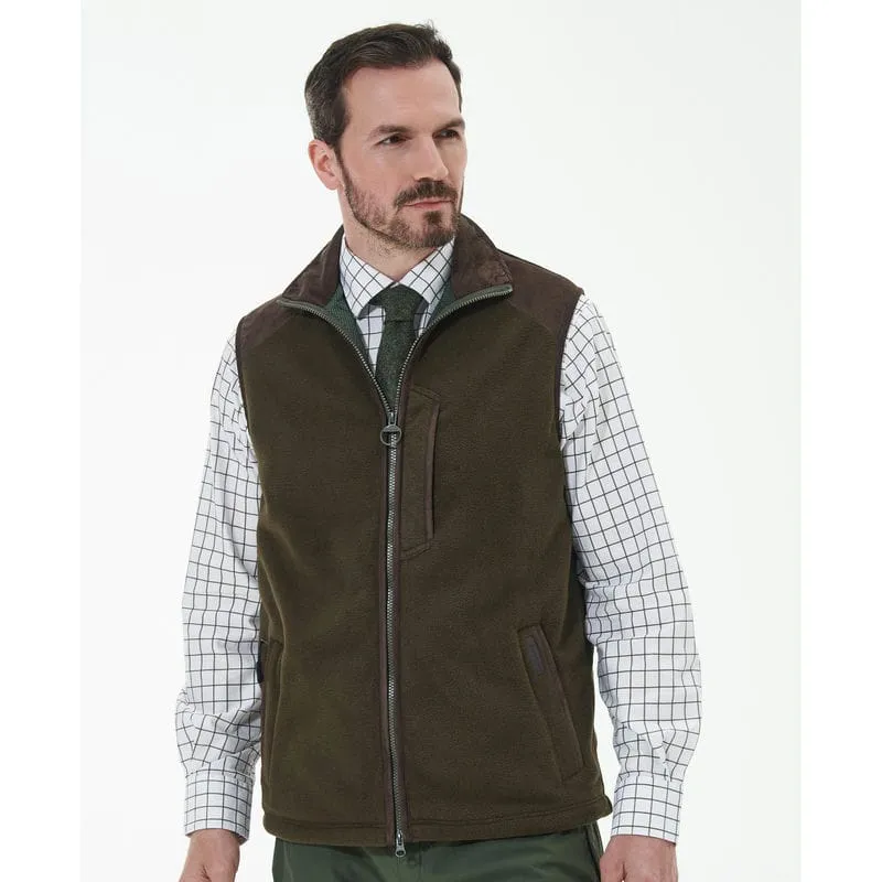 Barbour Active Mens Fleece Gilet - Olive Flash Sale Now Today Only Hot Sale