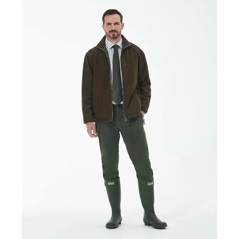 Barbour Active Mens Fleece Jacket - Olive Exclusive Savings Event