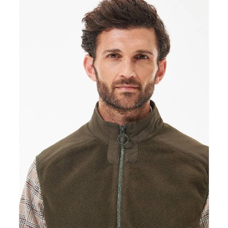 Barbour Country Mens Fleece Gilet - Olive Best Deal Today Save Big Online
