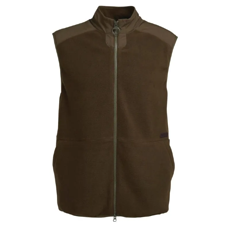 Clearance Event Alert Barbour Country Mens Fleece Gilet - Olive