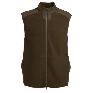 Clearance Event Alert Barbour Country Mens Fleece Gilet - Olive