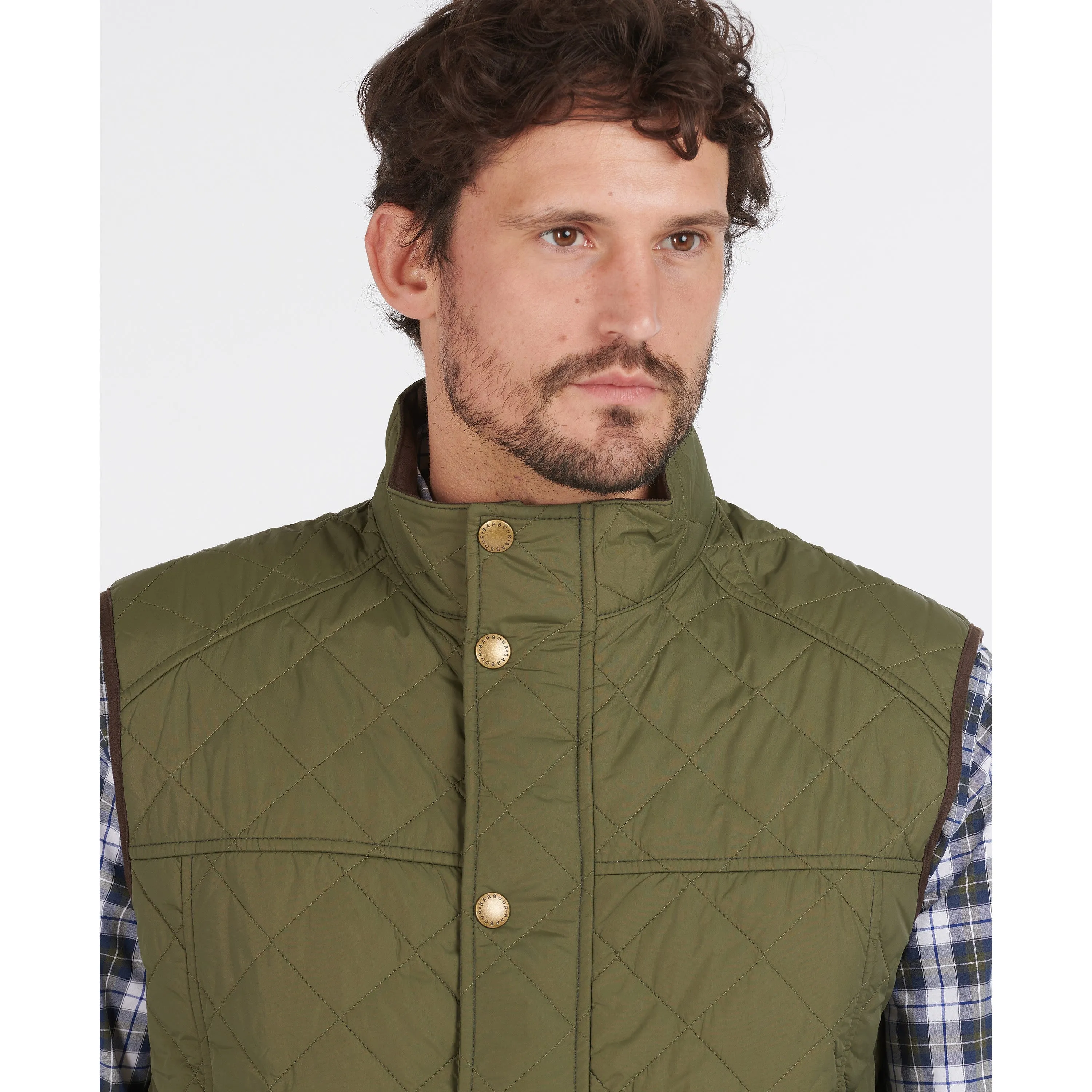 Hot Deals Today Barbour Explorer Mens Quilt Gilet - Mid Olive