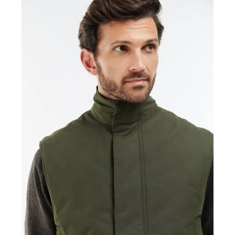 Limited Stock Offer Todays Hot Savings Barbour Farringdon Mens Thermore Gilet - Olive