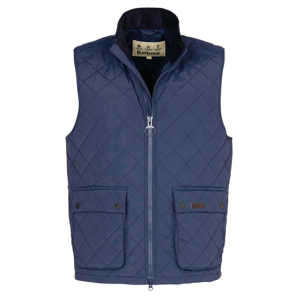 Special Price Today Barbour Fernwood Mens Quilted Gilet - Navy