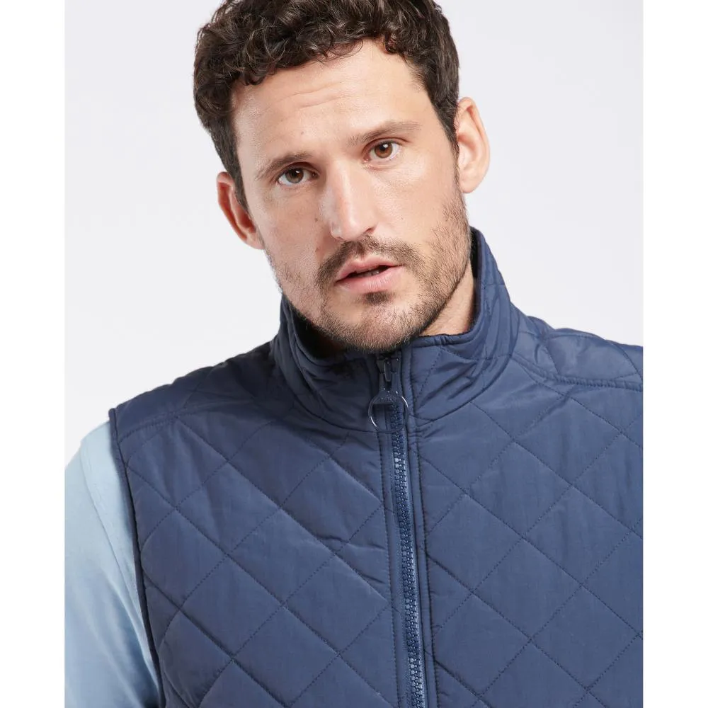 Barbour Fernwood Mens Quilted Gilet - Navy Hot Item Clearance