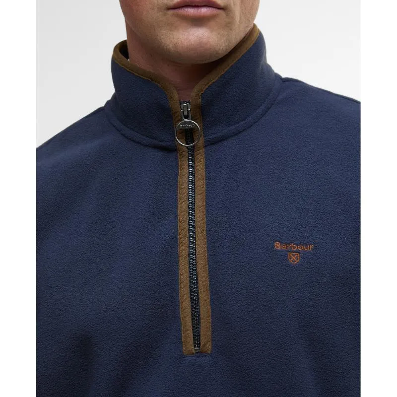Barbour Harwood Mens 1/4 Zip Fleece Gilet - Navy Special Surprise Sale Shop Hot Deals