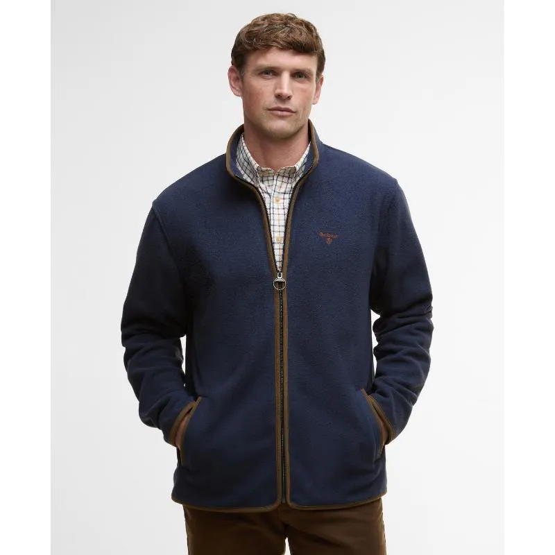 Barbour Harwood Mens Full Zip Fleece Jacket - Navy Flash Offer Today Trending Deals Today