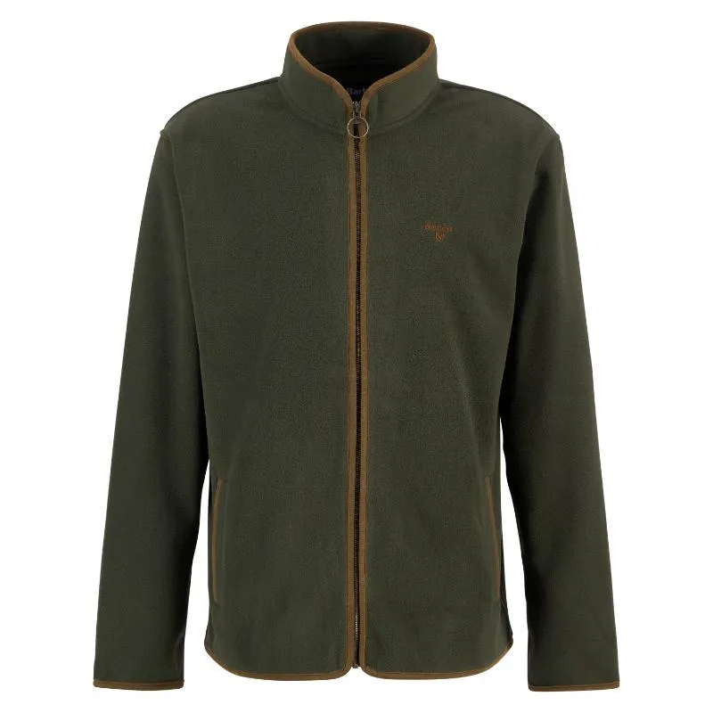Flash Pick Today Unmissable Deal Today Barbour Harwood Mens Full Zip Fleece Jacket - Olive