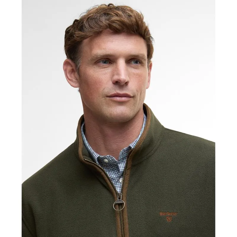 Barbour Harwood Mens Full Zip Fleece Jacket - Olive Mega Hot Offer Limited Edition Offer
