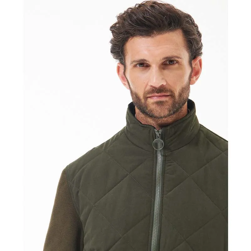 Barbour Hybrid Mens Fleece Jacket - Olive Exclusive Online Discount Save Big Online