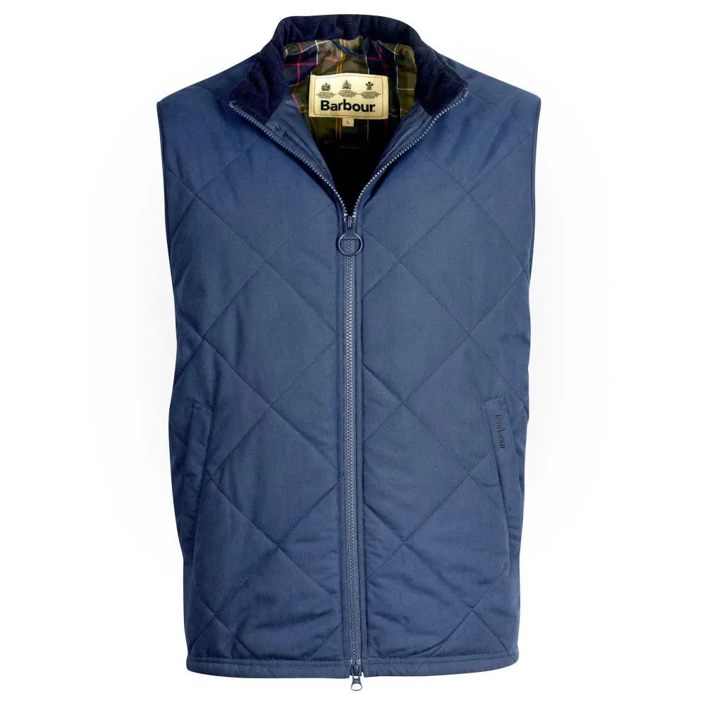 Barbour Kurt Mens Quilted Gilet - Navy Exclusive Online Offer Clearance Savings Now