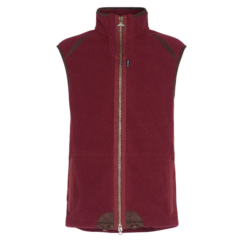 Hot Price Drop Grab Your Savings Barbour Langdale Mens Fleece Gilet - Port