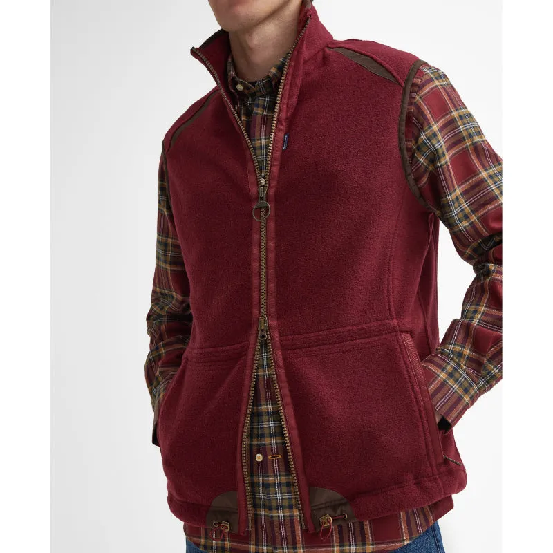 Barbour Langdale Mens Fleece Gilet - Port Dont Miss This Offer