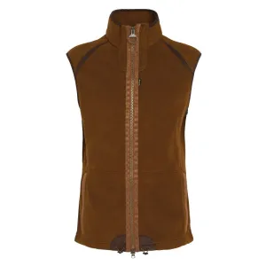 Barbour Langdale Mens Fleece Gilet - Rust Brown Hot Pick of the Day Last Chance Steal
