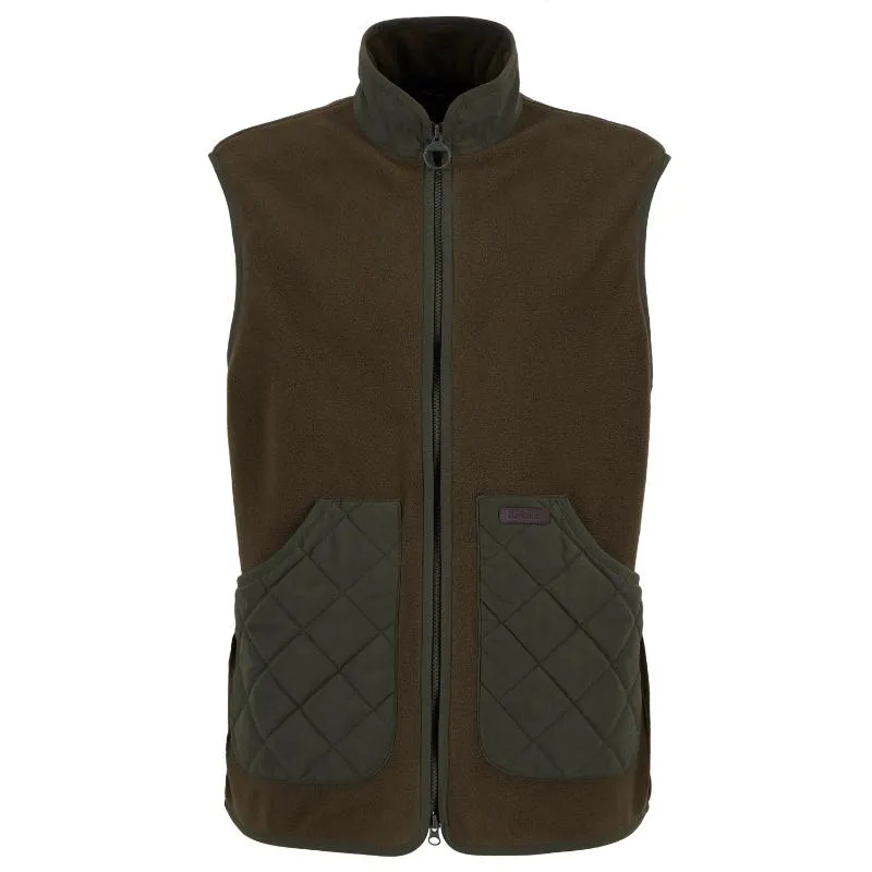 GiftWorthy Sale Hot Pick Deal Barbour Lowich Mens Fleece Gilet - Olive