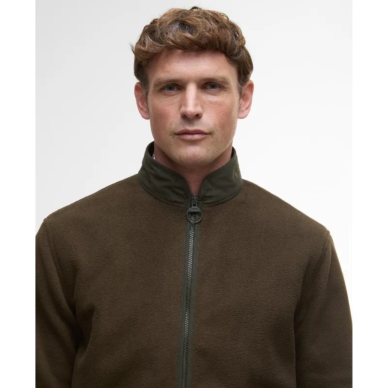 Surprise Discount Today Best Seller Deal Barbour Lowich Mens Fleece Jacket - Olive