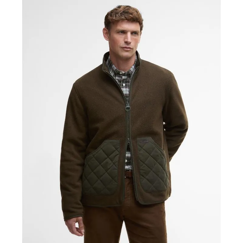 Barbour Lowich Mens Fleece Jacket - Olive Dont Wait Save