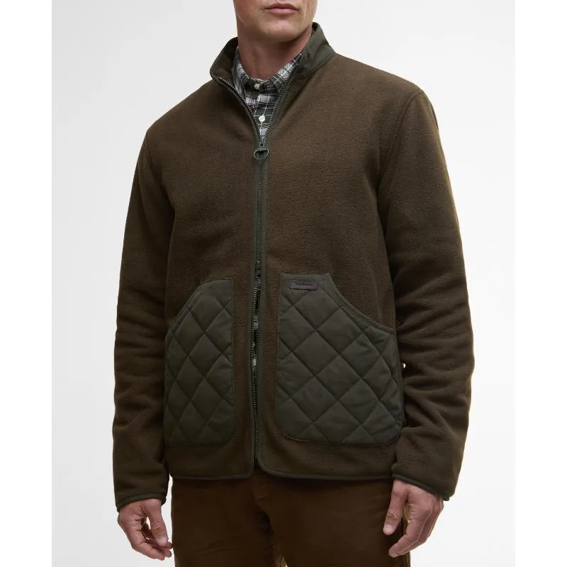 Shop Smart Save Barbour Lowich Mens Fleece Jacket - Olive