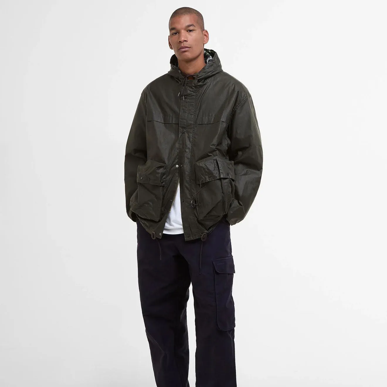Barbour Modified Durham Wax Jacket Archive Olive Unmissable Deal Today Shop Save Big