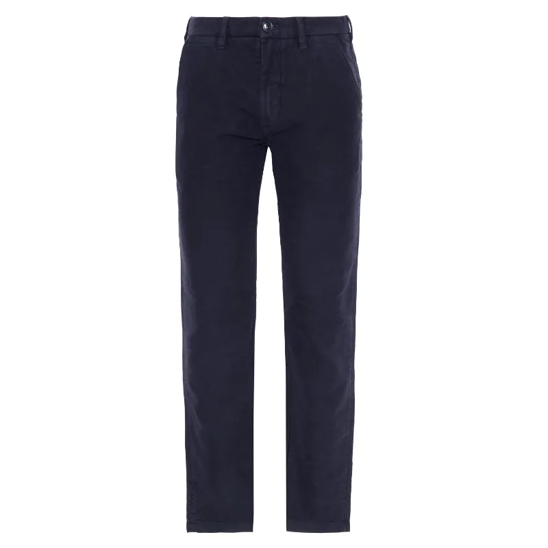 Hot Deal Alert Weekend Specials Barbour Moleskin Tailored Fit Mens Trousers - Navy