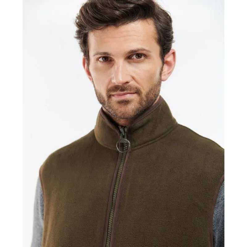 Barbour Oakmoor Mens Fleece Gilet - Olive Weekend Specials