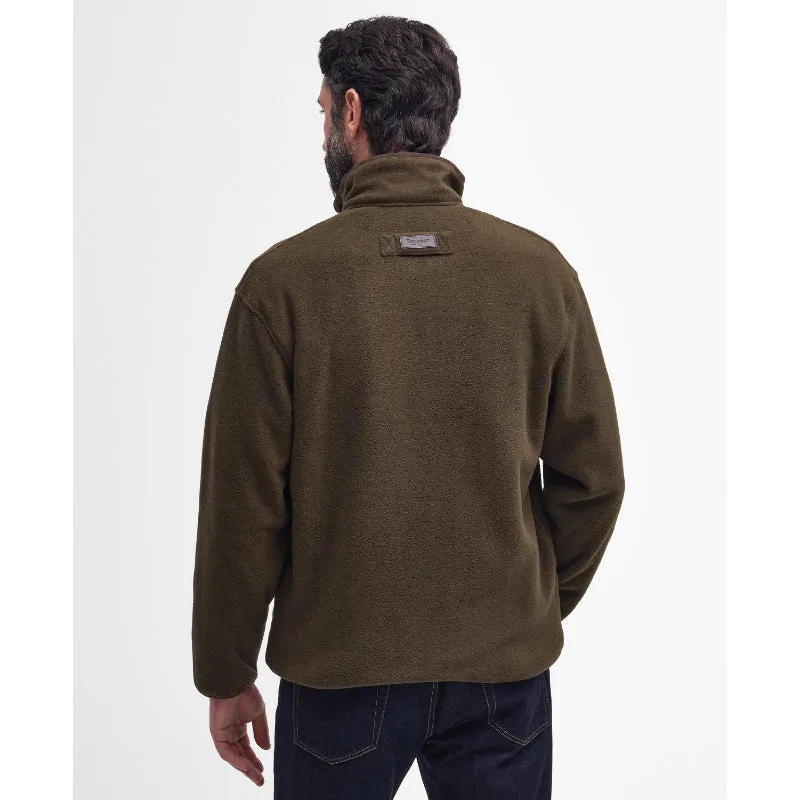 Barbour Oakmoor Mens Fleece Jacket - Olive Grab Your Deal Today MustHave Gift Ideas