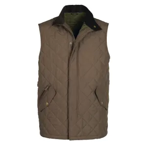 Barbour Shoveler Gilet Dark Olive Mega Discount Event Save Big Today
