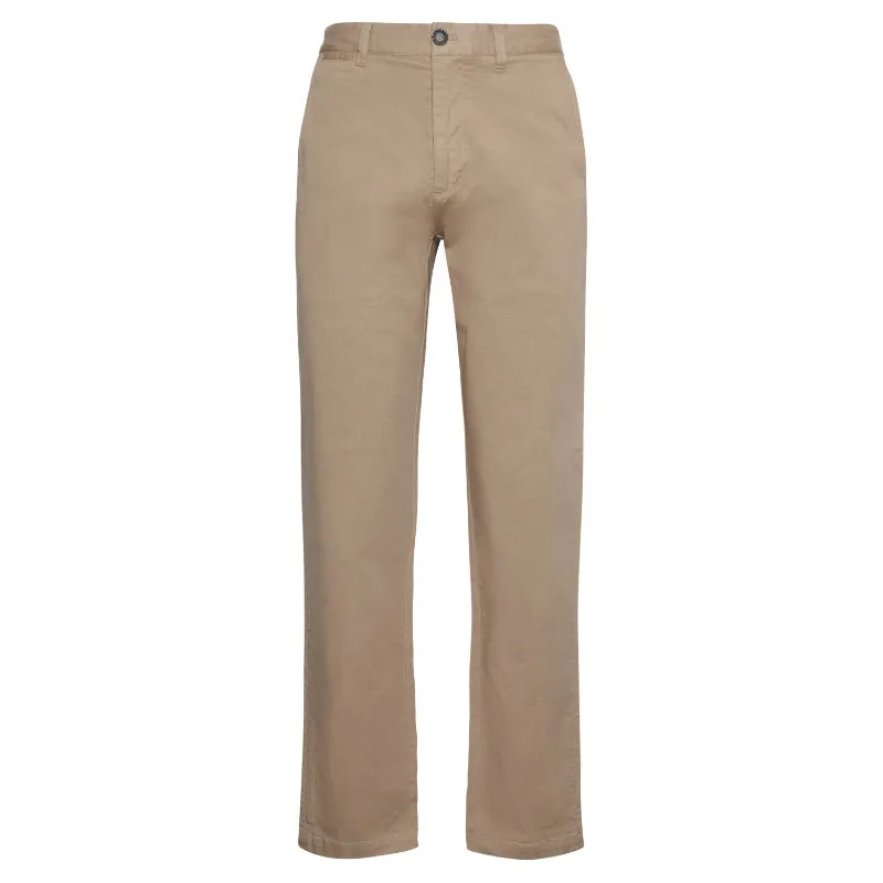 Todays Mega Savings Weekend Specials Barbour Washed Stretch Twill Tailored Fit Mens Trousers - Washed Stone