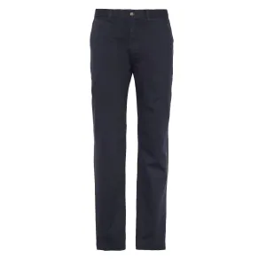 Barbour Washed Stretch Twill Tailored Fit Trouser Dark Navy Limited Stock Deals