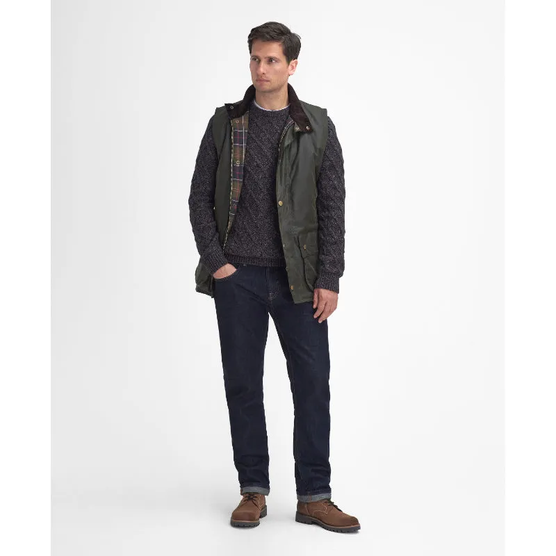 Biggest Savings Now Barbour Westmorland Mens Wax Waistcoat - Archive Olive