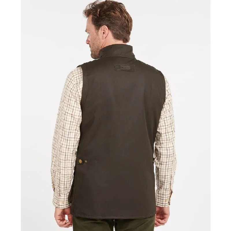 Special Online Offer Deal Frenzy Today Barbour Westmorland Mens Wax Waistcoat - Olive