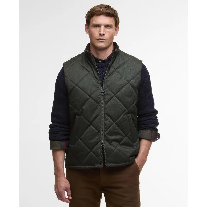 Trending Offer Today Barbour Winter Finn Mens Gilet - Olive