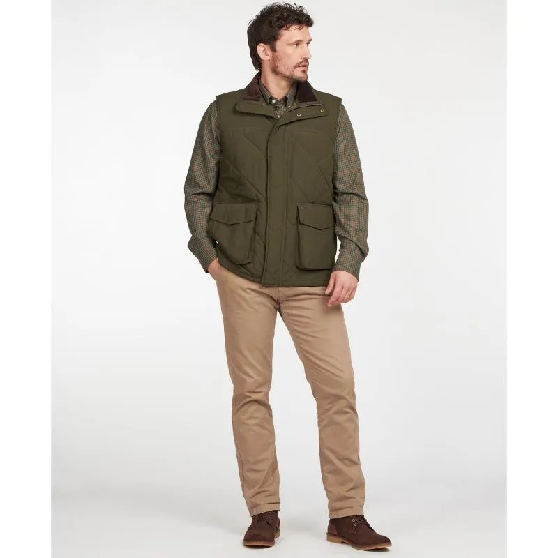 Limited Time Offer Barbour Winterdale Quilted Mens Gilet - Dark Olive