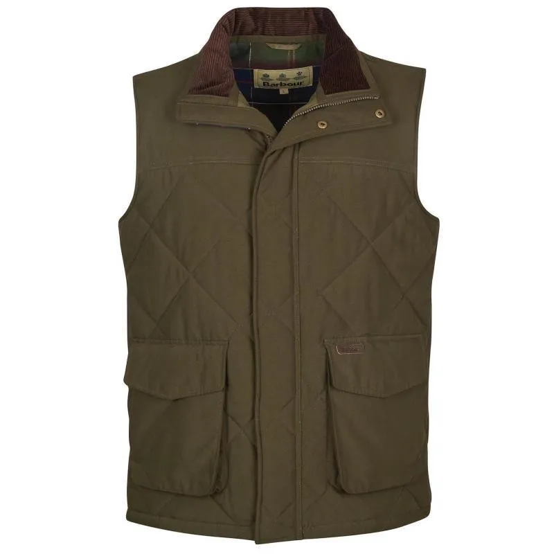 Special Deal Frenzy MustHave Deals Barbour Winterdale Quilted Mens Gilet - Dark Olive