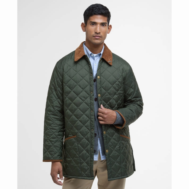 Barbour 30Th Anniversary Liddesdale Quilted Mens Jacket - Olive Price Drop Frenzy Trending Now Discount