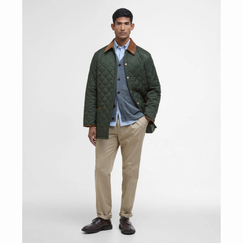 Special Price Today Barbour 30Th Anniversary Liddesdale Quilted Mens Jacket - Olive