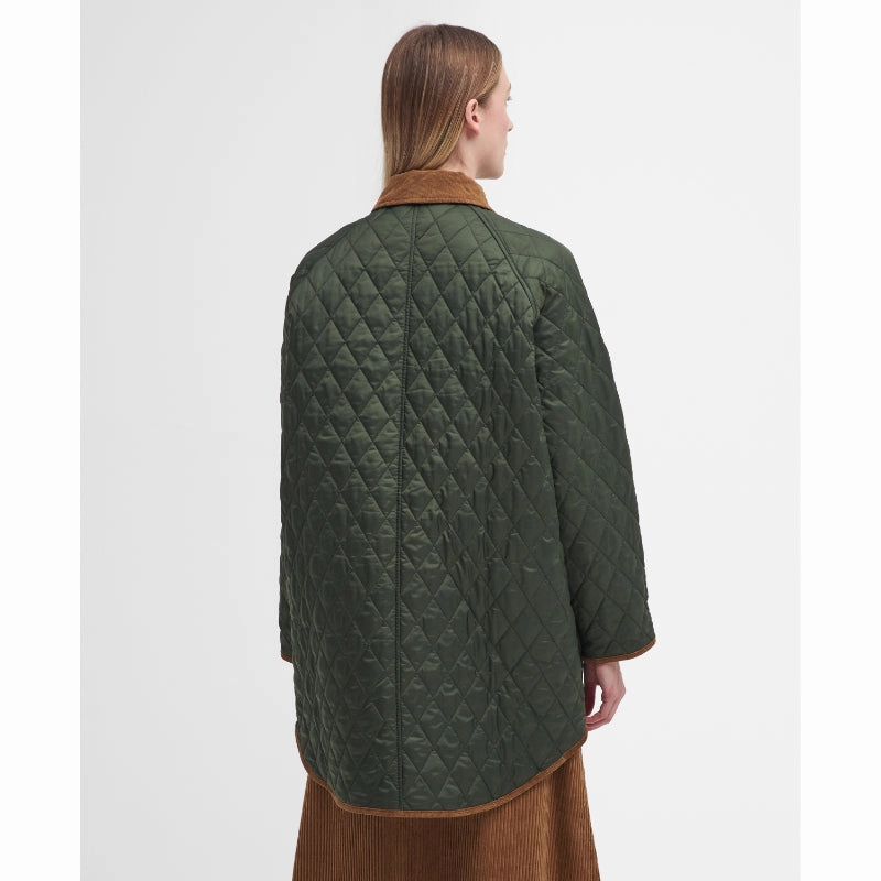 Barbour 30Th Anniversary Oversized Ladies Liddesdale Jacket - Olive/Classic Hot Price Drop Shop Now Save