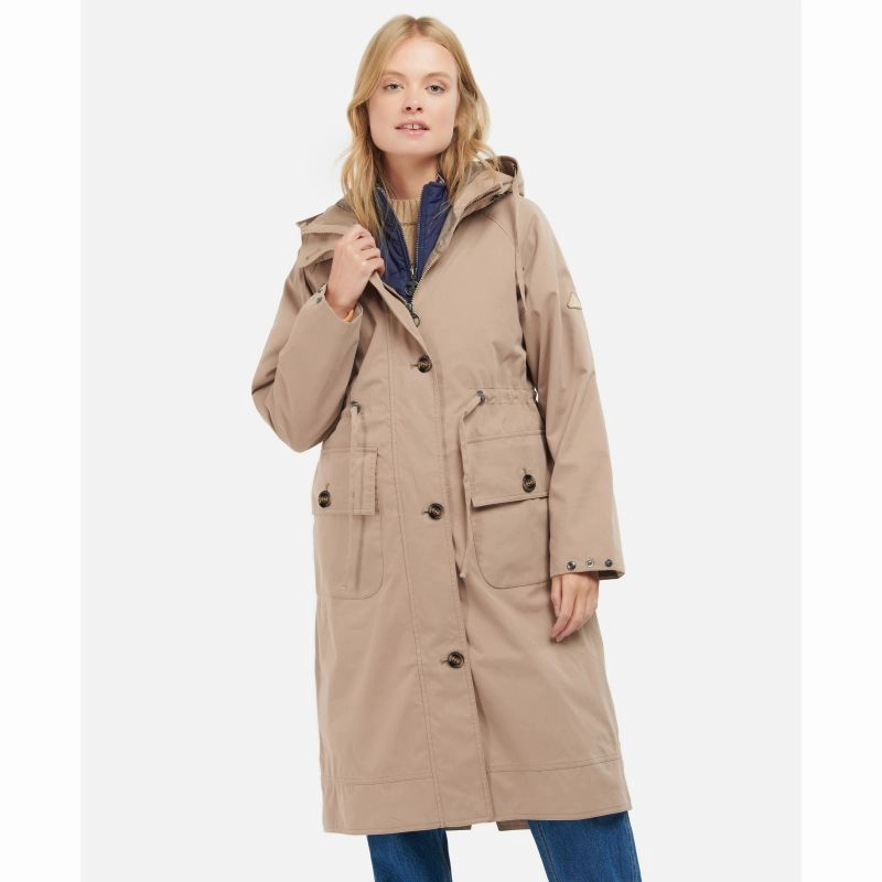 Todays Hot Pick Hot Picks Today Barbour Adria Ladies Waterproof Jacket - Light Trench