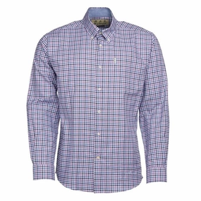 Limited Stock Deals Shop Smart Deals Barbour Agden Regular Fit Mens Shirt - Heather