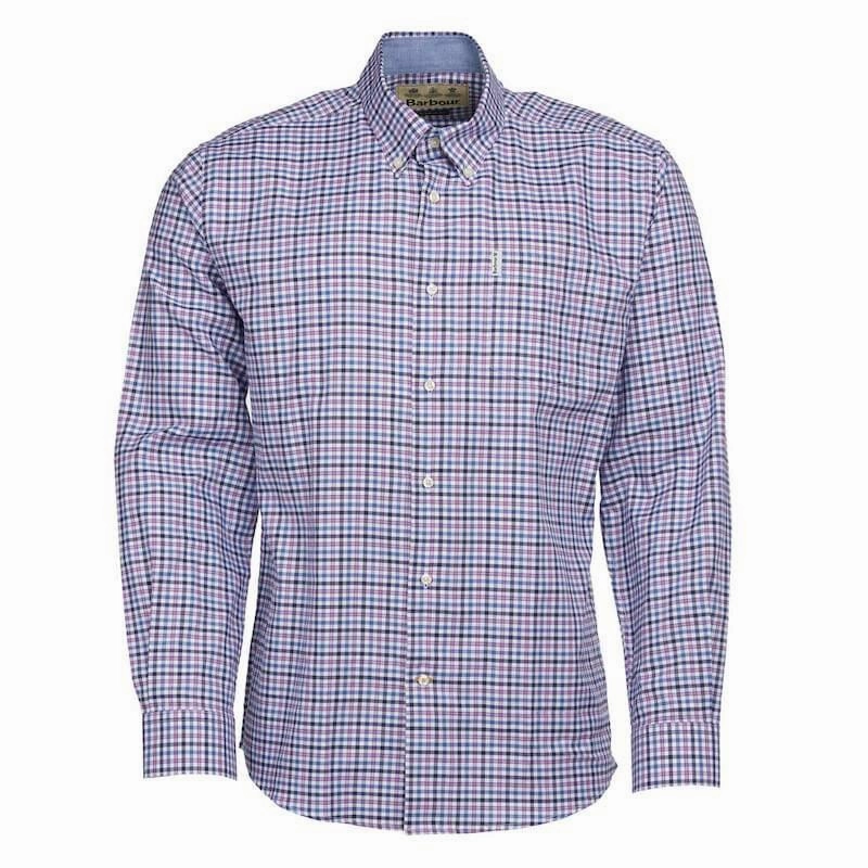 Limited Stock Deals Shop Smart Deals Barbour Agden Regular Fit Mens Shirt - Heather