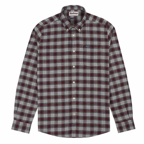 Barbour Alderton Tailored Shirt Grey Marl Exclusive Online Offer