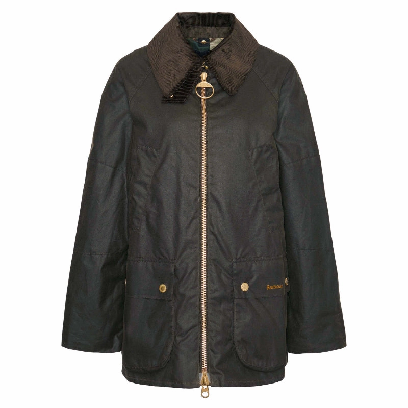 Best Price Online Barbour Allerston Wax Ladies Jacket - Olive/Ancient